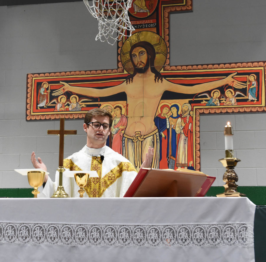 Father Luke during the Feast of the Presentation of the Lord, February 2, 2023 