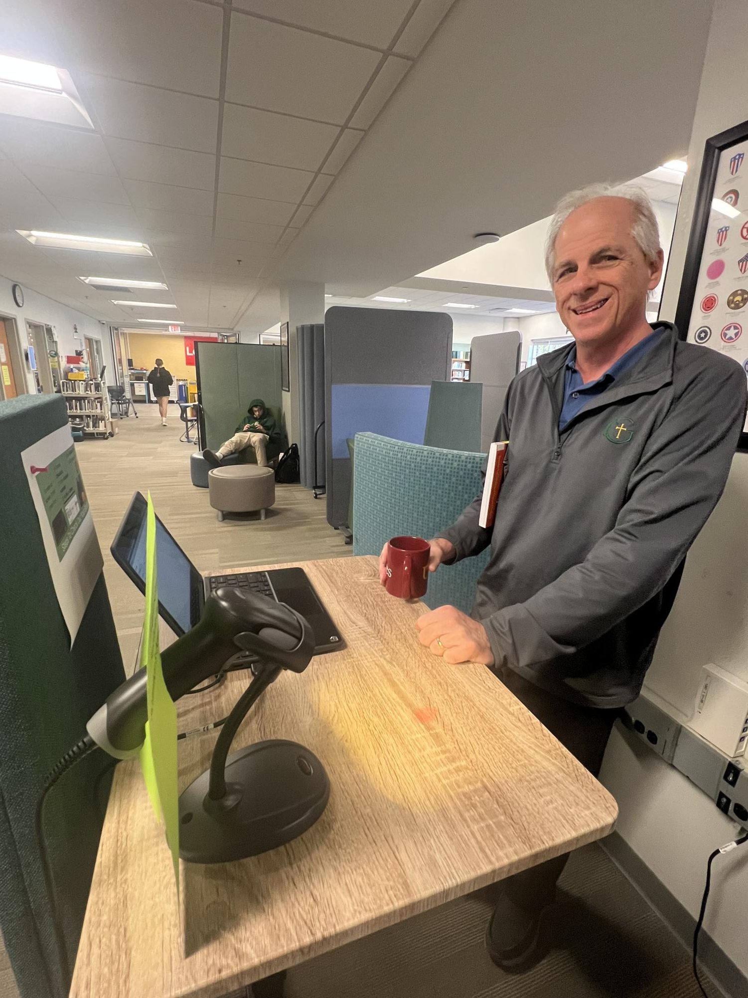 The New Self Checkout Kiosk In The Library Makes Getting Books Easier